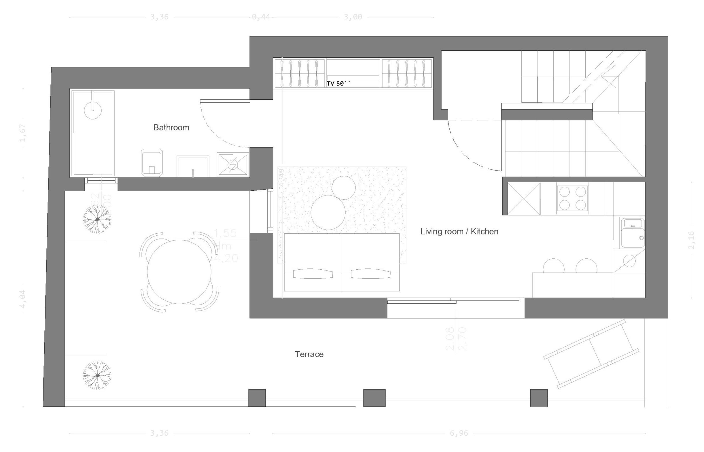 via Garibaldi 4 Penthouse - Floor Plan